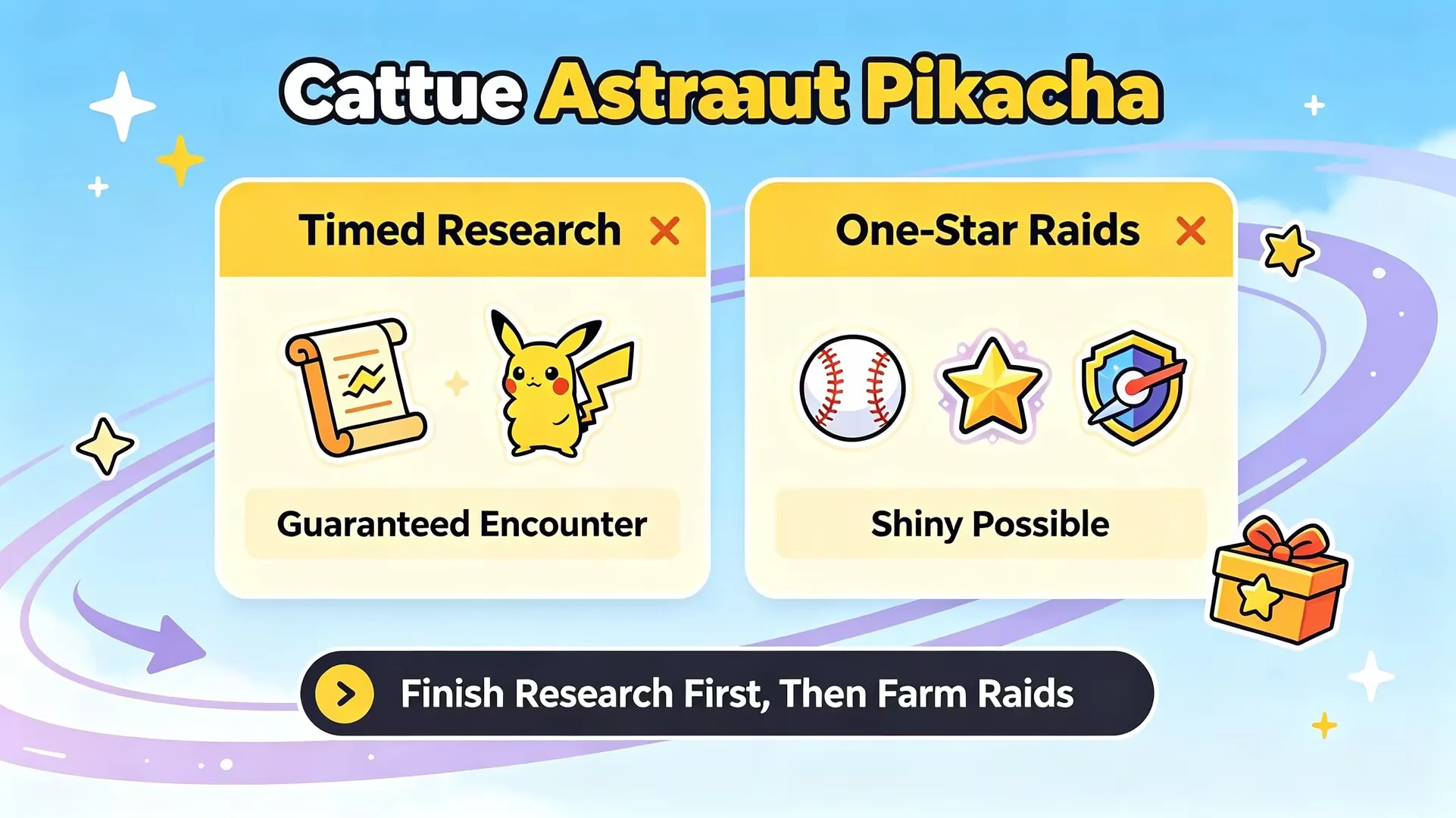 How to catch Astronaut Pikachu