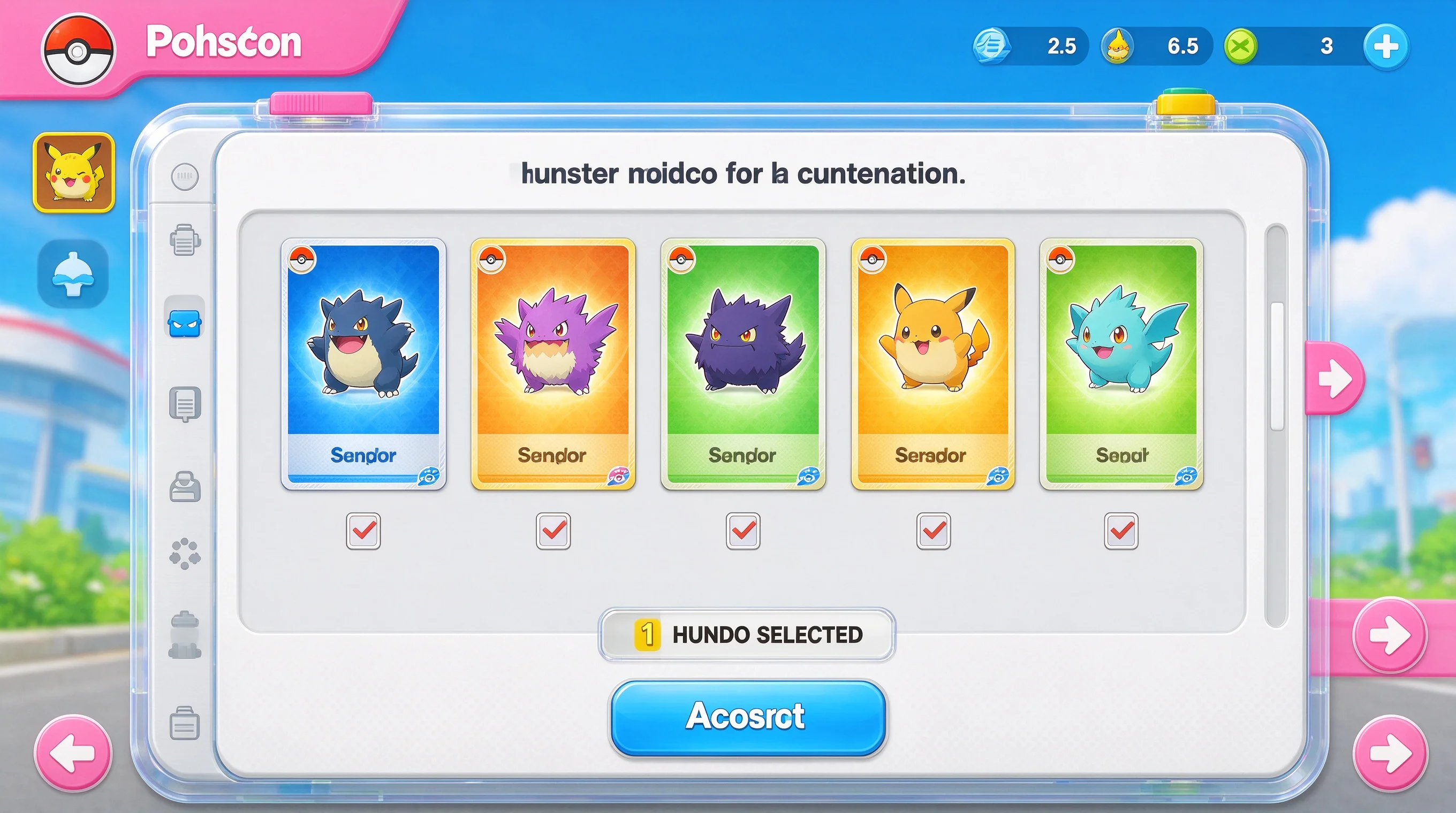 Bulk transfer hundo counter screenshot mock‑up
