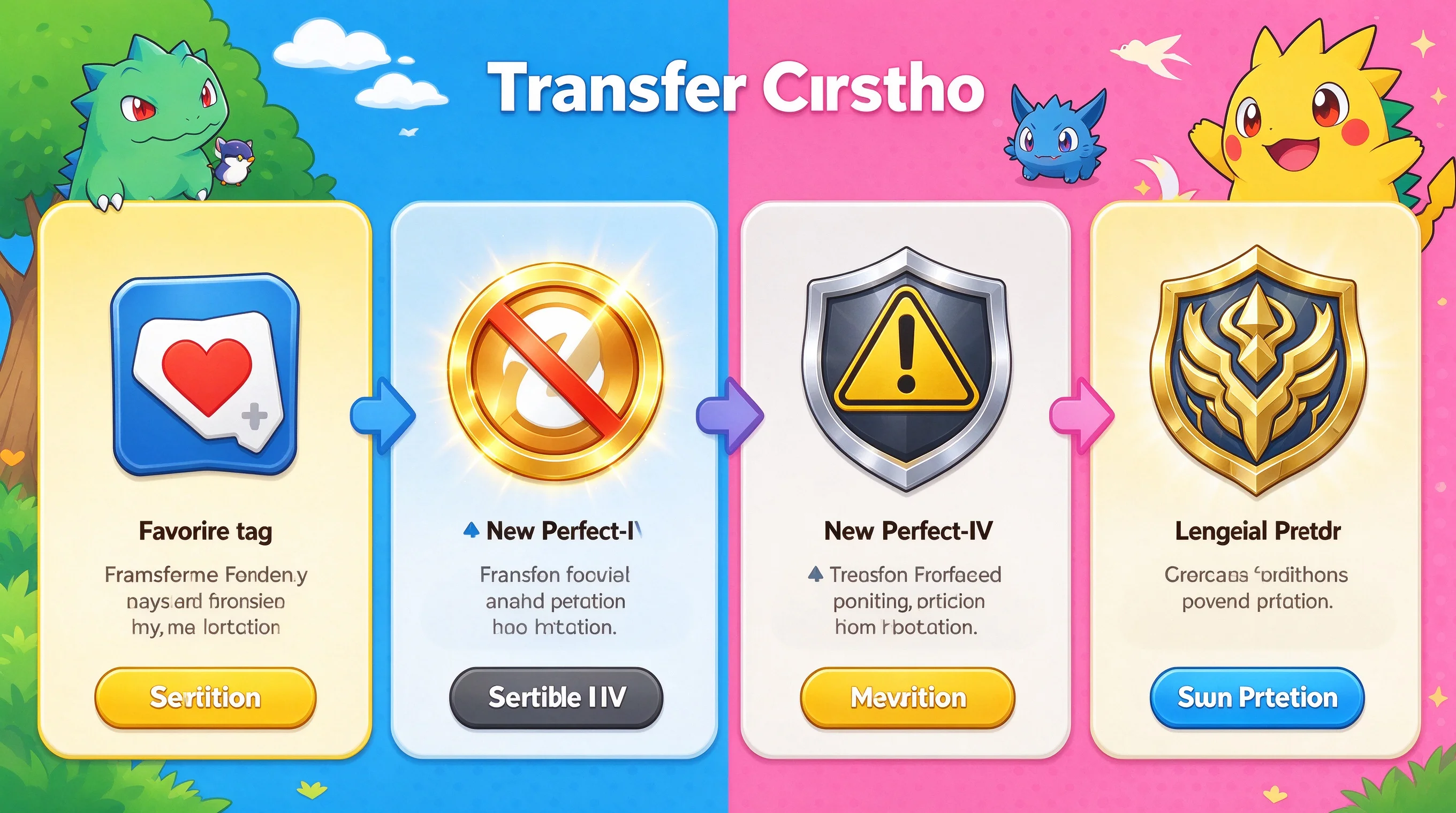Pok&eacute;mon GO protection mechanism comparison infographic