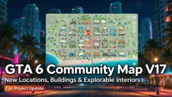 GTA 6 Community Map V17: New Locations, Buildings & Explorable Interiors